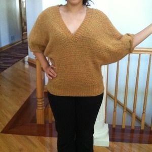 Mustard color Sweater top.