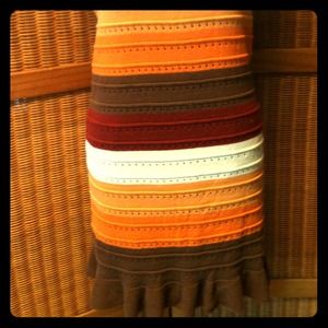 Long boho chic skirt