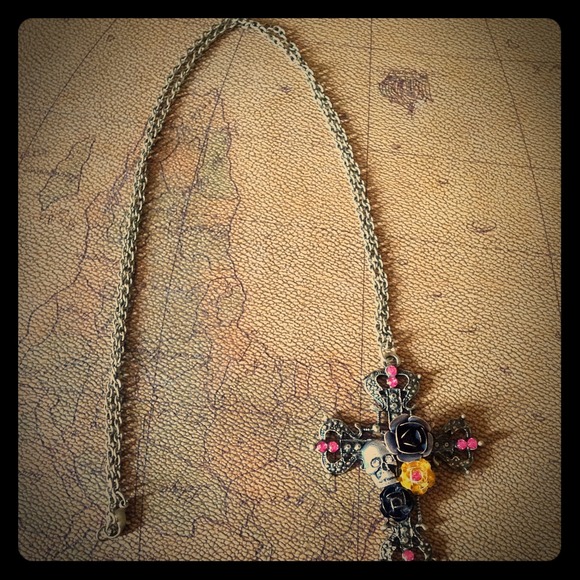 Betsey Johnson inspired cross.