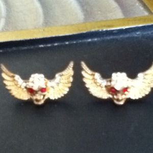 Skulls with wings