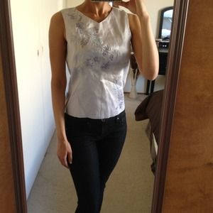 Elegant Ann Taylor lavender top