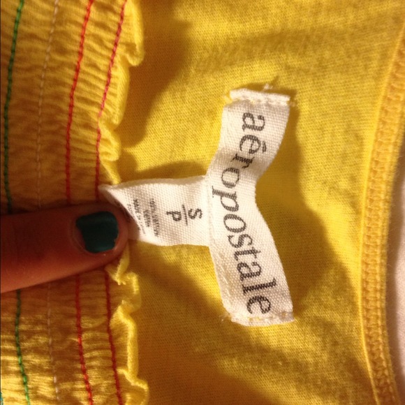 Yellow Aeropostale tank top - Picture 4 of 4