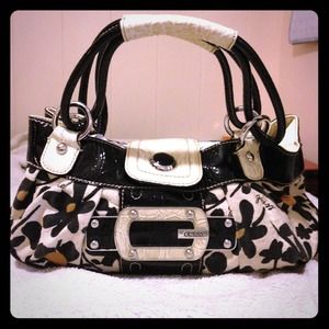 Guess Floral Print Satchel bag