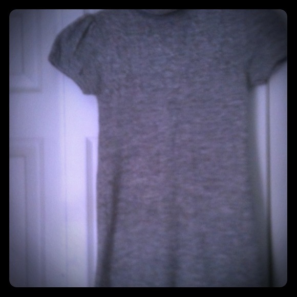 Gray short sleeve sweater dress size small
