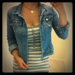 SOLD!! Cashmere striped sweater tank