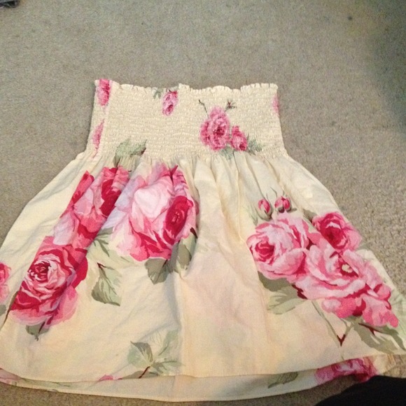 Bundle Flower tube top & Pink clutch