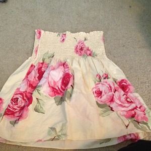 Bundle Flower tube top & Pink clutch