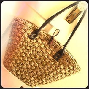 J Crew seagrass tote