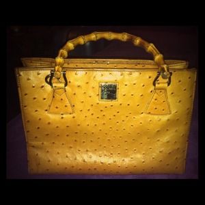 Dooney and Burke ostrich purse