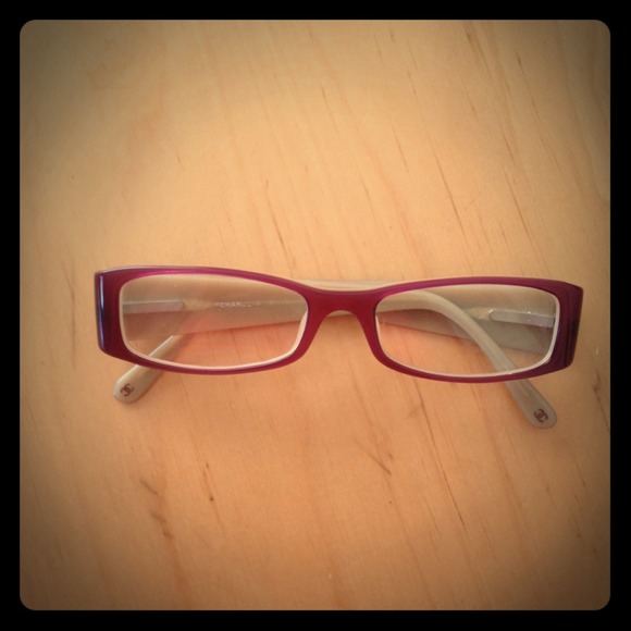 CHANEL Accessories - REDUCED! Chanel pink/lavender eyeglasses