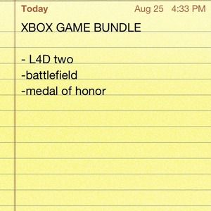 🔲 Xbox bundle 🔲