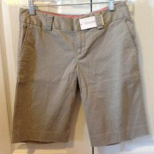 Banana Republic khaki Bermuda shorts. Size 2.