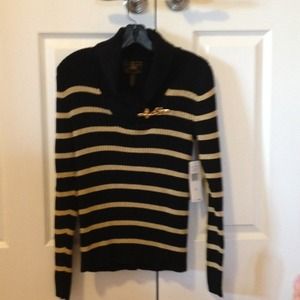 Ralph Lauren black and gold sweater. Size small