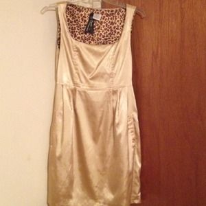 Gold dress