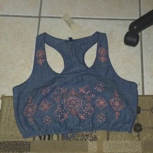 ✨NEW✨ cropped racer back tank top