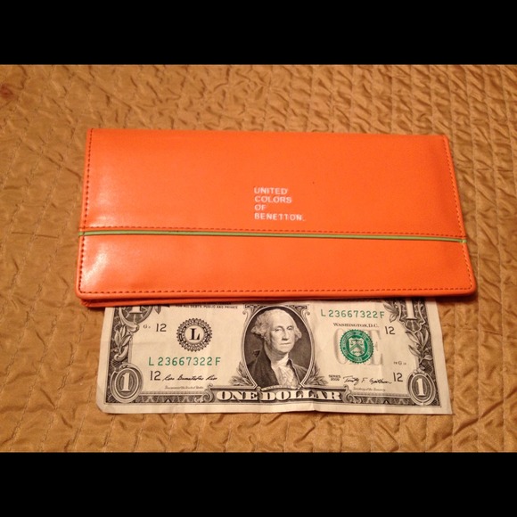 New orange wallet