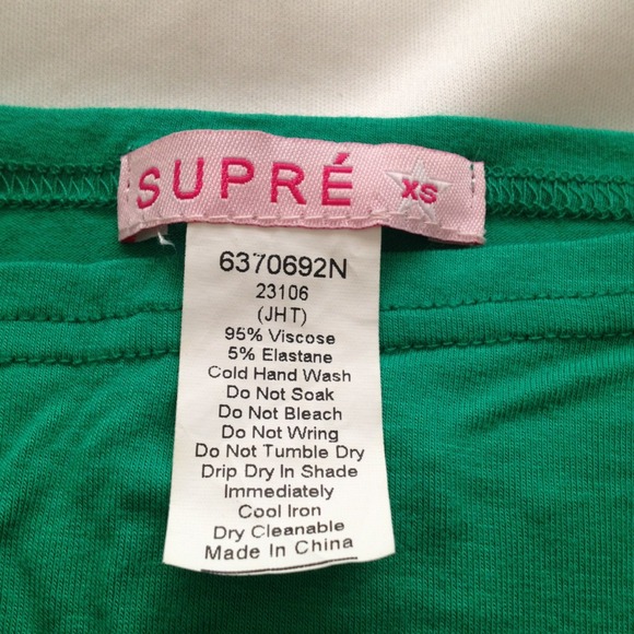 Green dress XS SUPRÉ - Picture 3 of 3