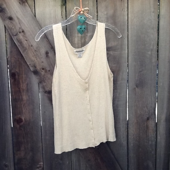 *SOLD to jessrousse* Raw Silk Tank Top