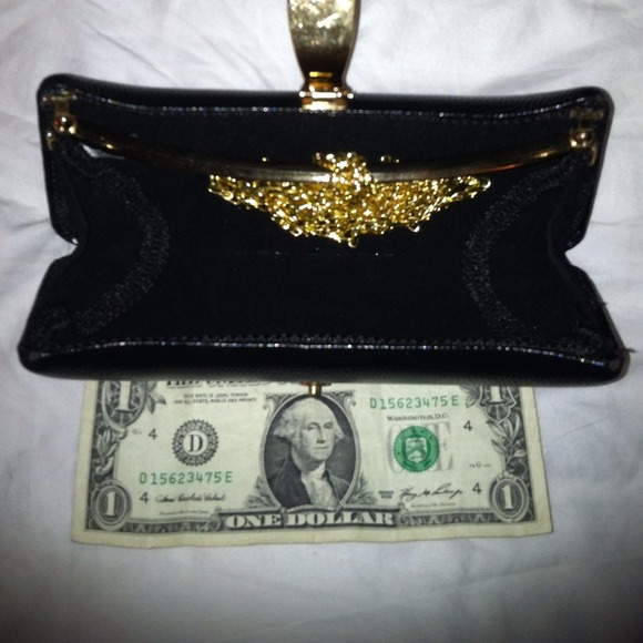 🚫sold🚫Hard case dressy clutch with storage bag - Picture 3 of 4