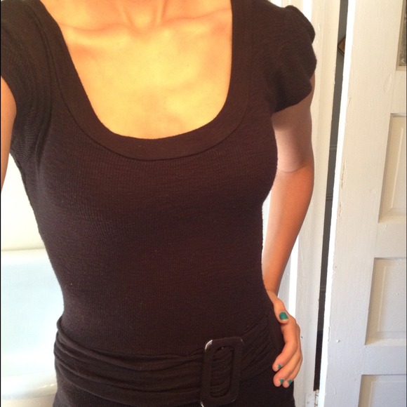 Black belted baby doll tee - Picture 1 of 3