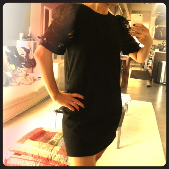 BUNDLE Black Rebecca Taylor & Colorblock DVF dress