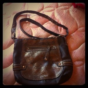 Brown cross body