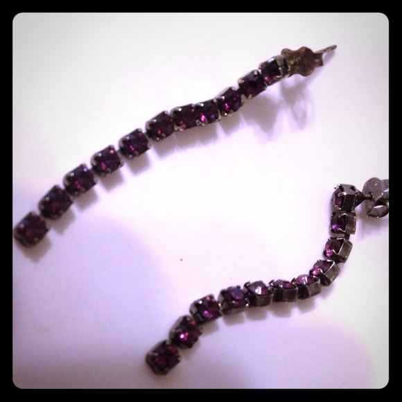 Rhinestone earrings