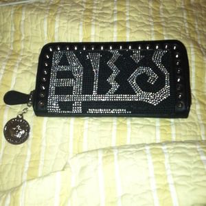 💚RESERVED💚Nicole Lee rhinestone and stud wallet