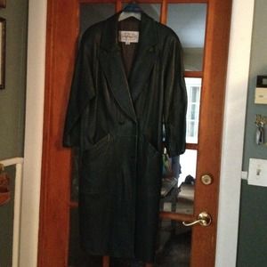 Full length Leather coat
