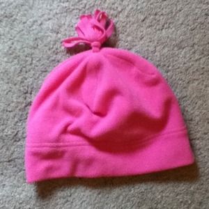 Pink winter hat