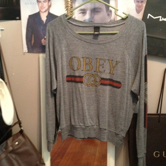 Obey sweater top