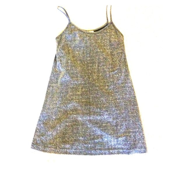 🌟REDUCED🌟Black/silver metallic mini dress.