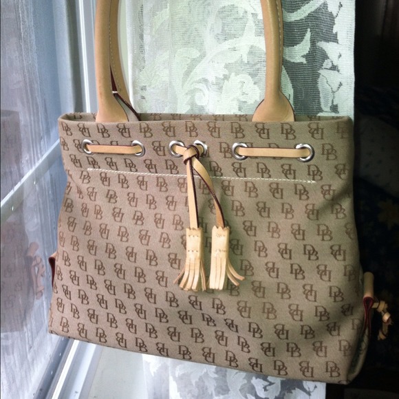 Dooney & Bourke mini tassel tote