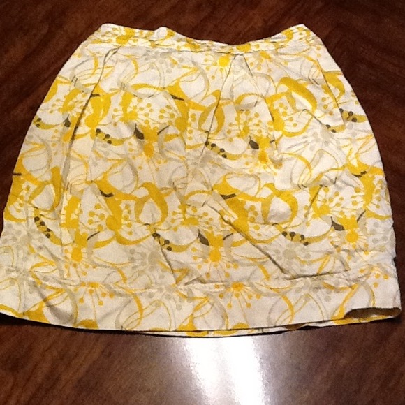 Yellow Patterned Skirt - Picture 2 of 2