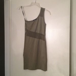 NWOT Bebe bodycon sage green dress