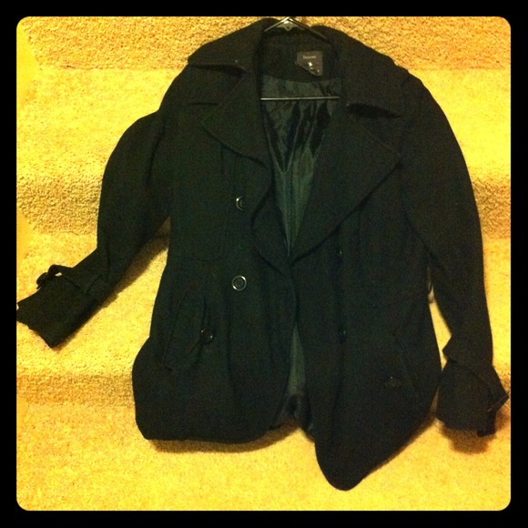 Wool double breasted coat. :)