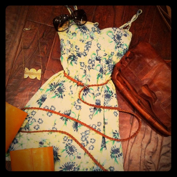 🌸Free People 🌷 corset floral dress