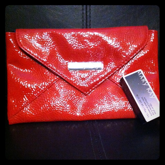 💄 Mary Kay ~ Small tote with clip-on lipgloss 💄