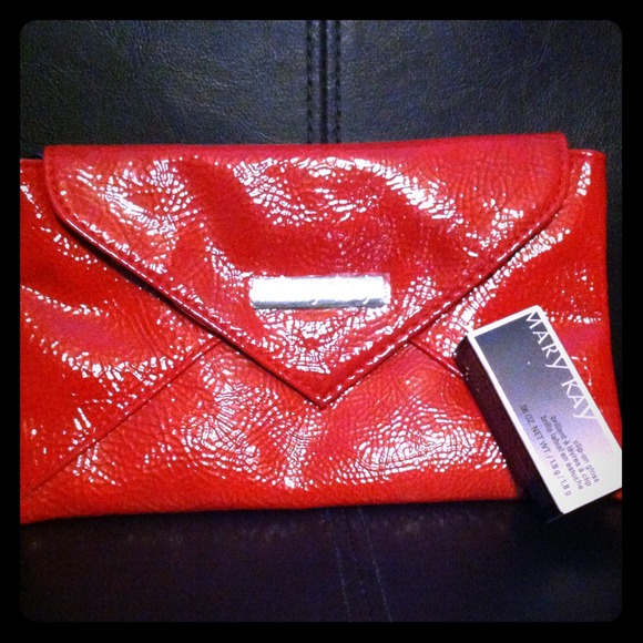💄 Mary Kay ~ small tote with clip-on lipgloss 💄
