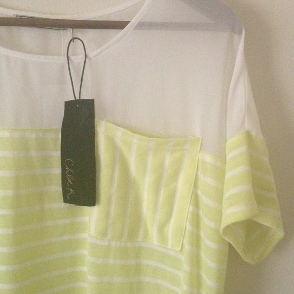 Chloe K Striped Top - Picture 2 of 2