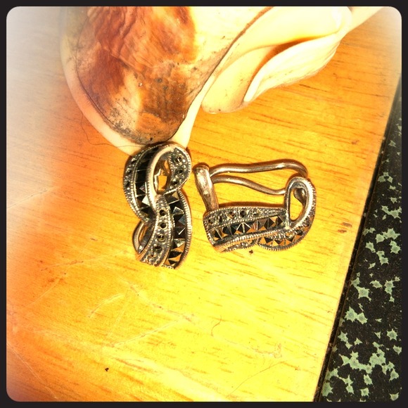 ⭐BUNDLED⭐Marcasite Vintage Clip-ons!