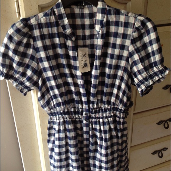NWT forever 21 plaid blouse/dress
