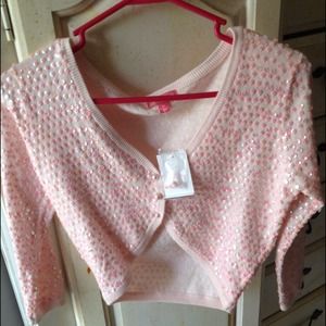 NWT sequined cardigan