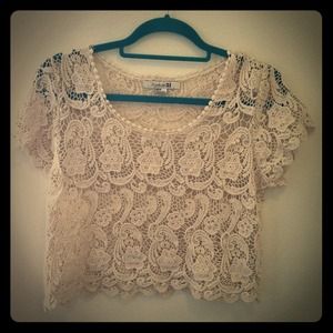 RESERVED Crochet crop top