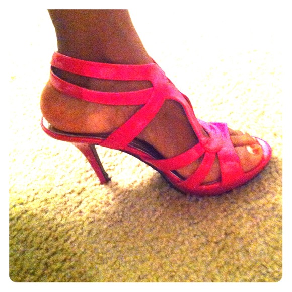 Hot pink heels