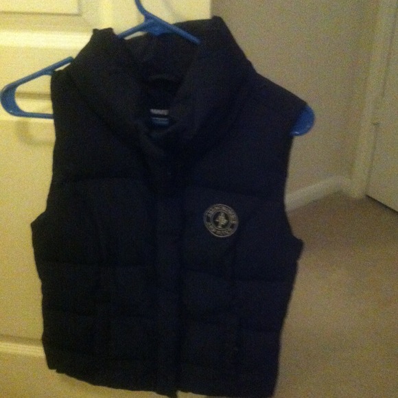 SOLD! Blue Abercrombie puff vest