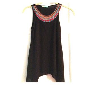 Black beeded top