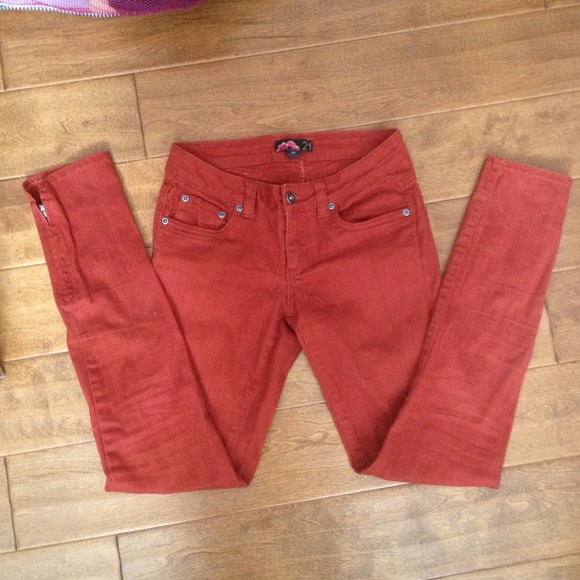 Autumn Orange Skinnies