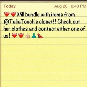 🌟BUNDLE MY ITEMS WITH @TaliaTouch's🌟