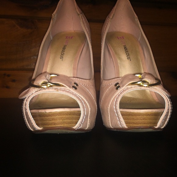 Nude peep toe high sexy just fabulous heals